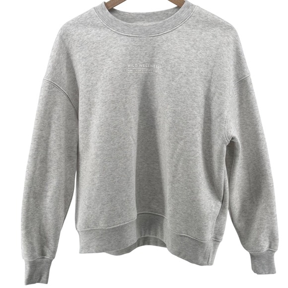 Wilo The Label Tops - Wilo The Label Sweatshirt Women Small Gray Wellness Club Gym‎ Sport Exclusive